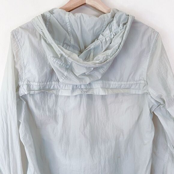 Lululemon Step Out Anorak Ocean Air Windbreaker Rain Jacket - Picture 11 of 16